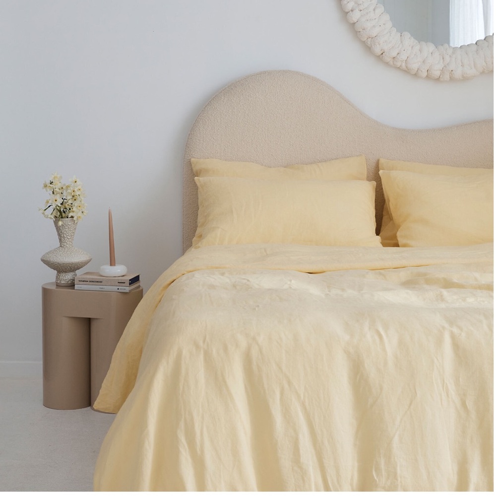 I Love Linen Duvet Cover